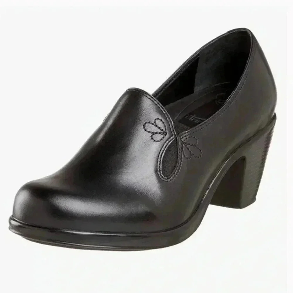 Dansko Beth Black Nappa Leather Shoes